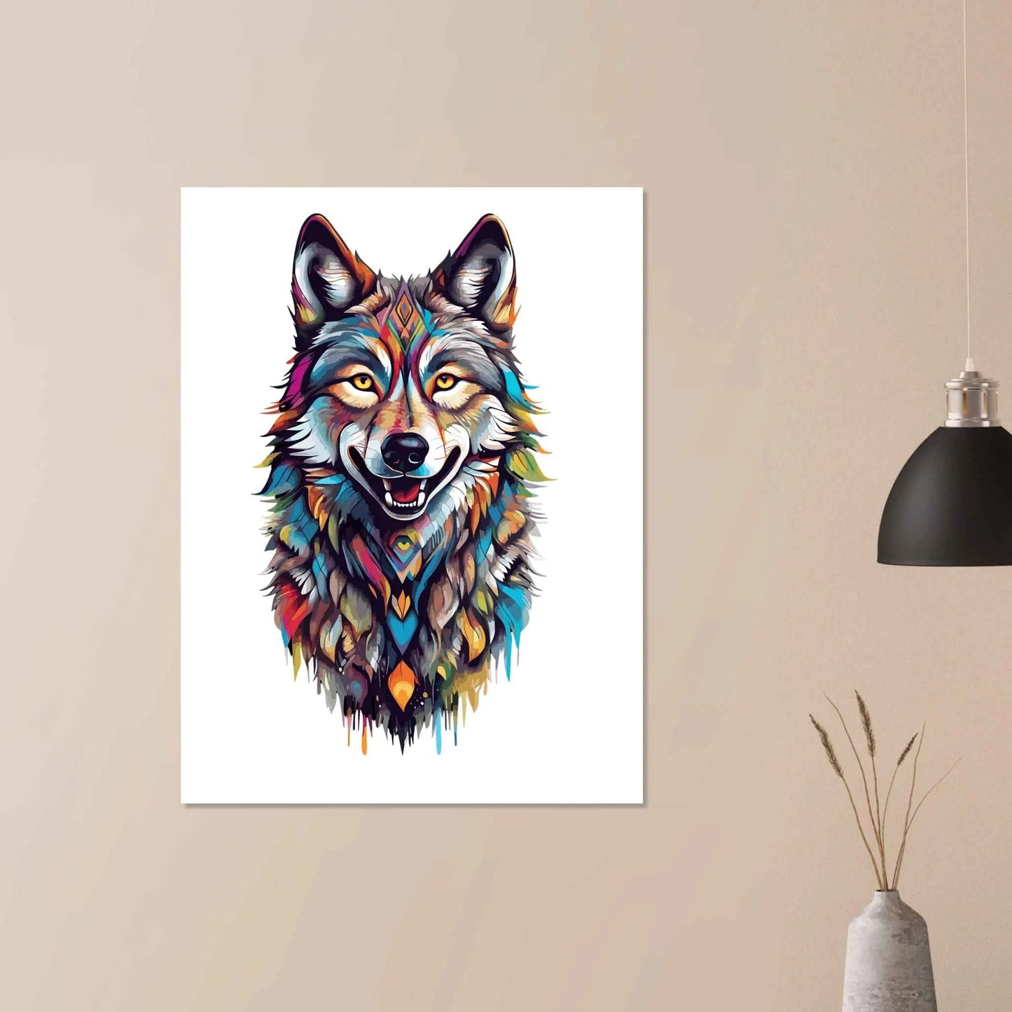 Cosmic Wolf Fine Art Poster