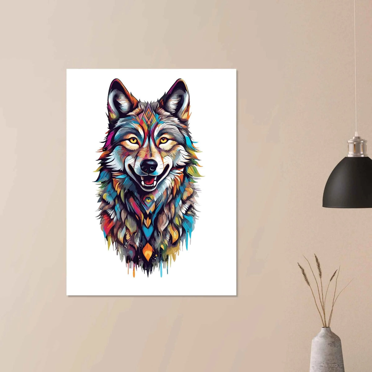 Cosmic Wolf Fine Art Poster