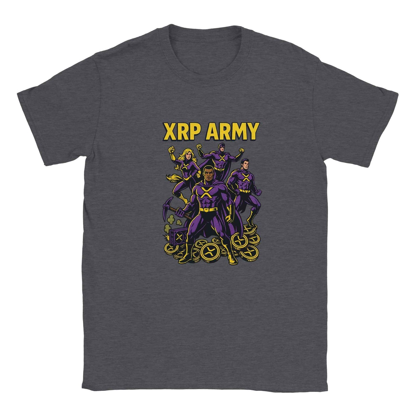 XRP Army T-Shirt – Superheroes of Crypto Graphic Tee
