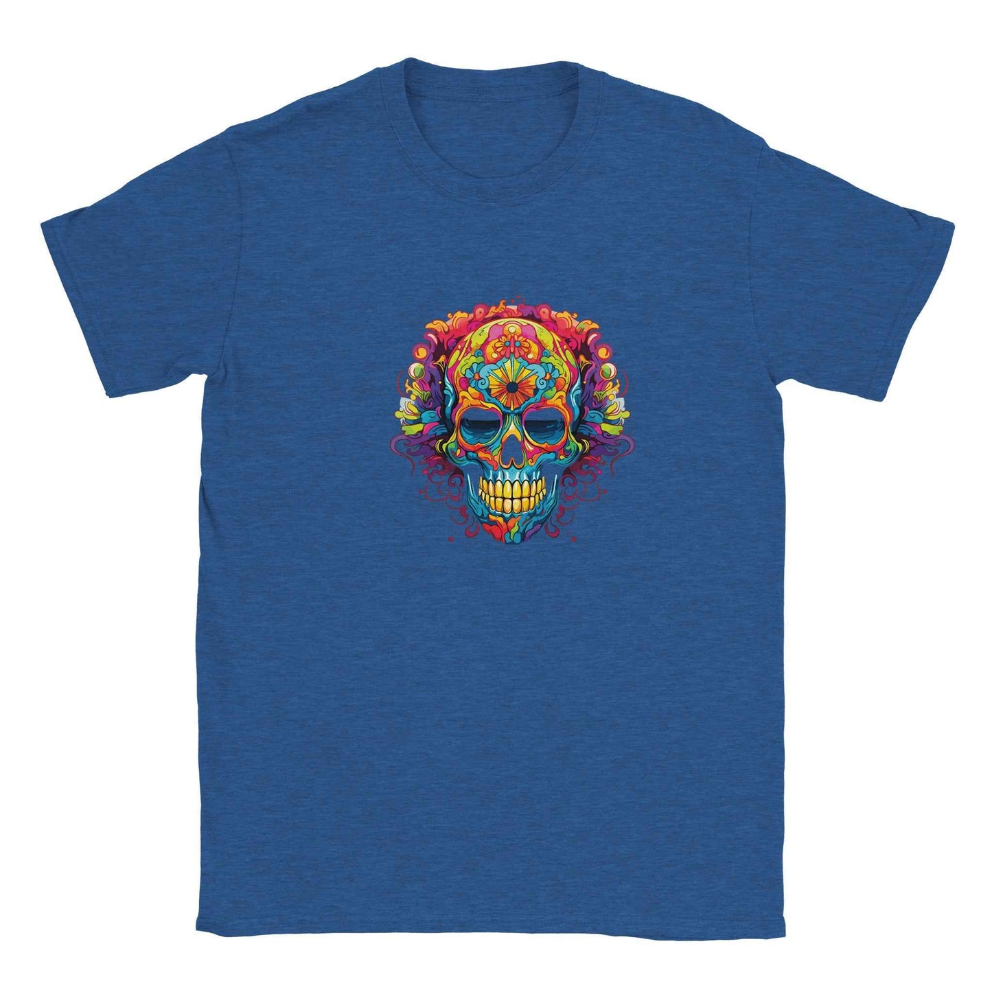 Vibrant Sugar Skull Graphic Tee – Premium Comfort & Bold Style for Everyday Wear