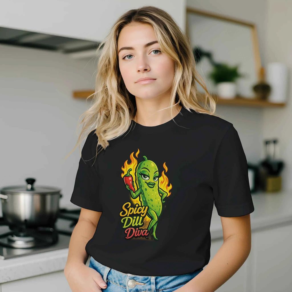 Spicy Dill Diva Pickle T-Shirt