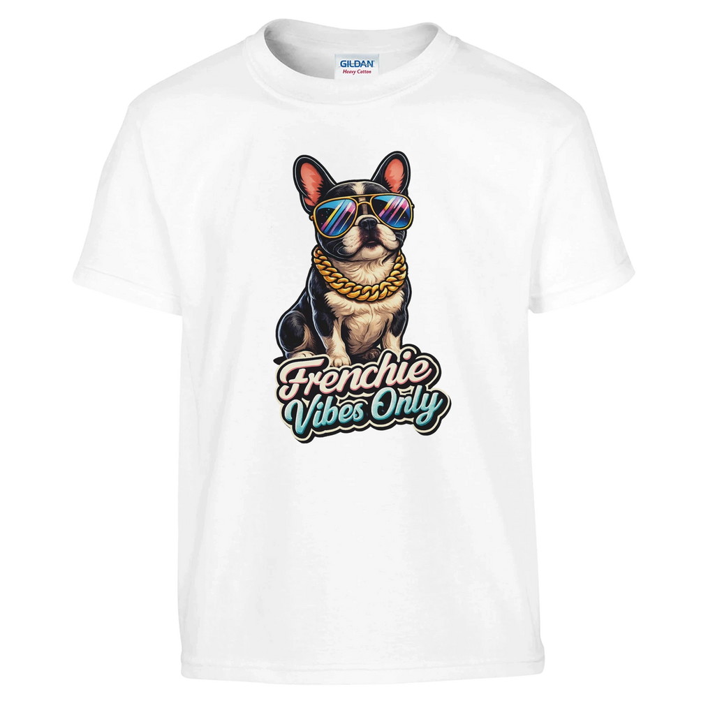 Kids Frenchie Vibes Only T-Shirt