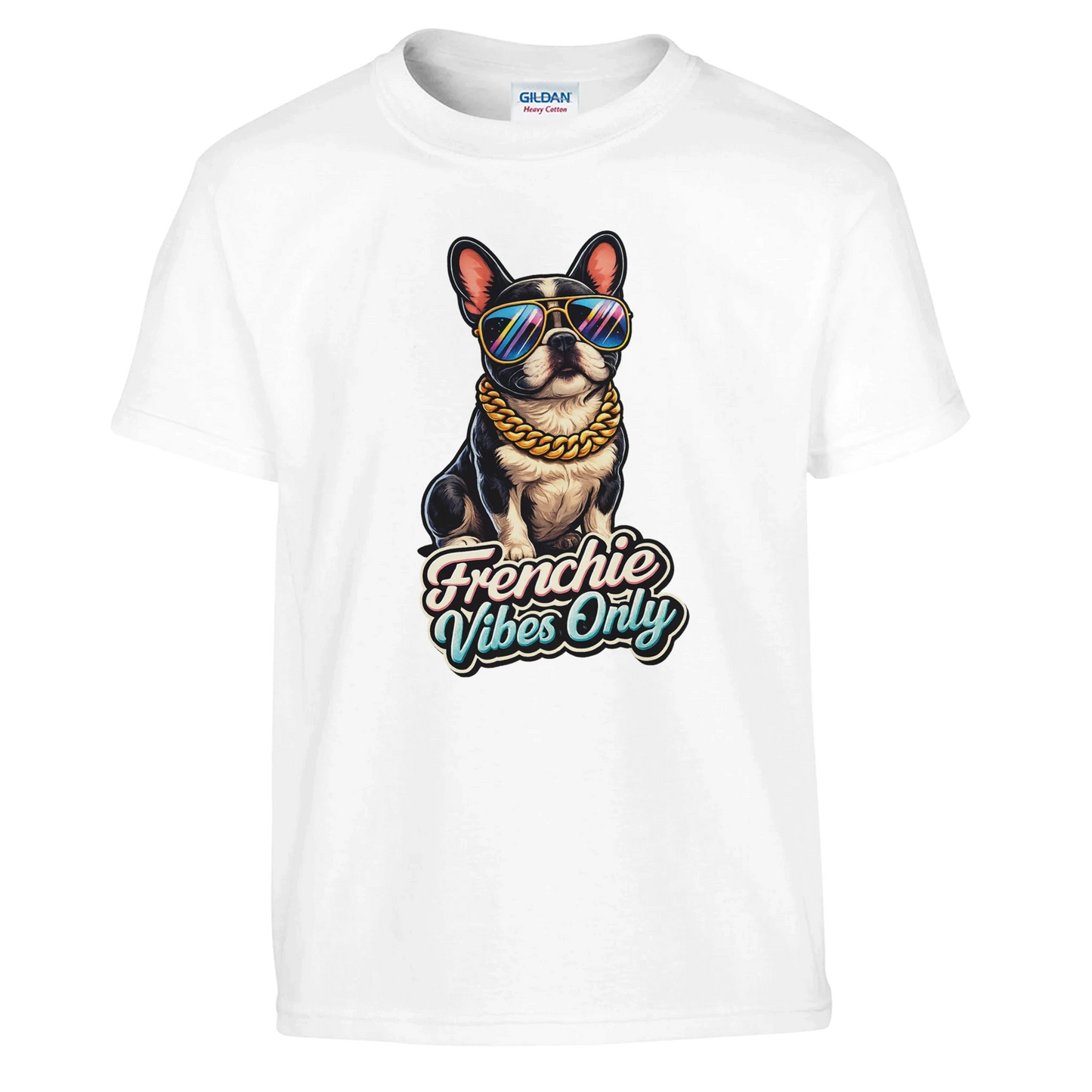 Kids Frenchie Vibes Only T-Shirt