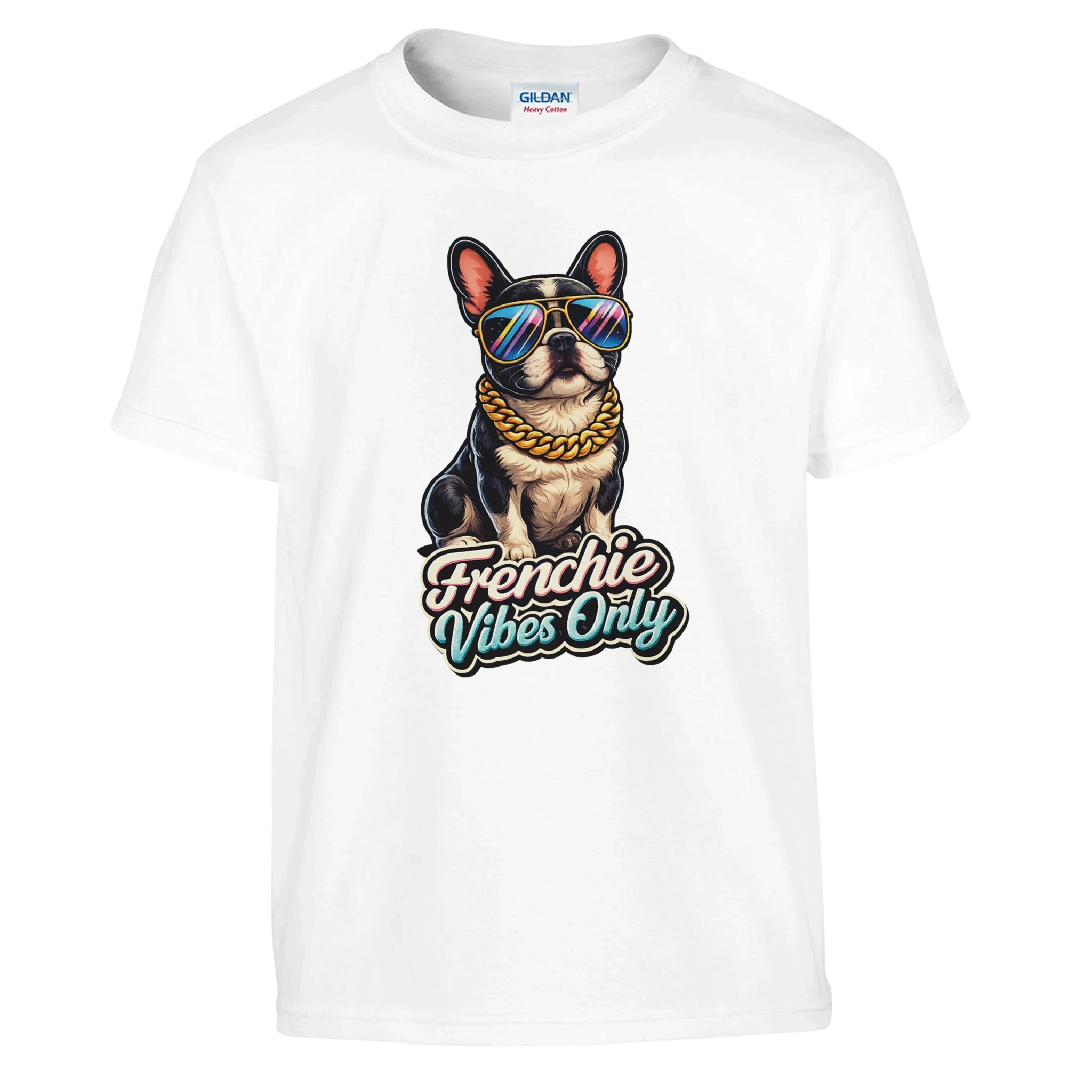 Kids Frenchie Vibes Only T-Shirt