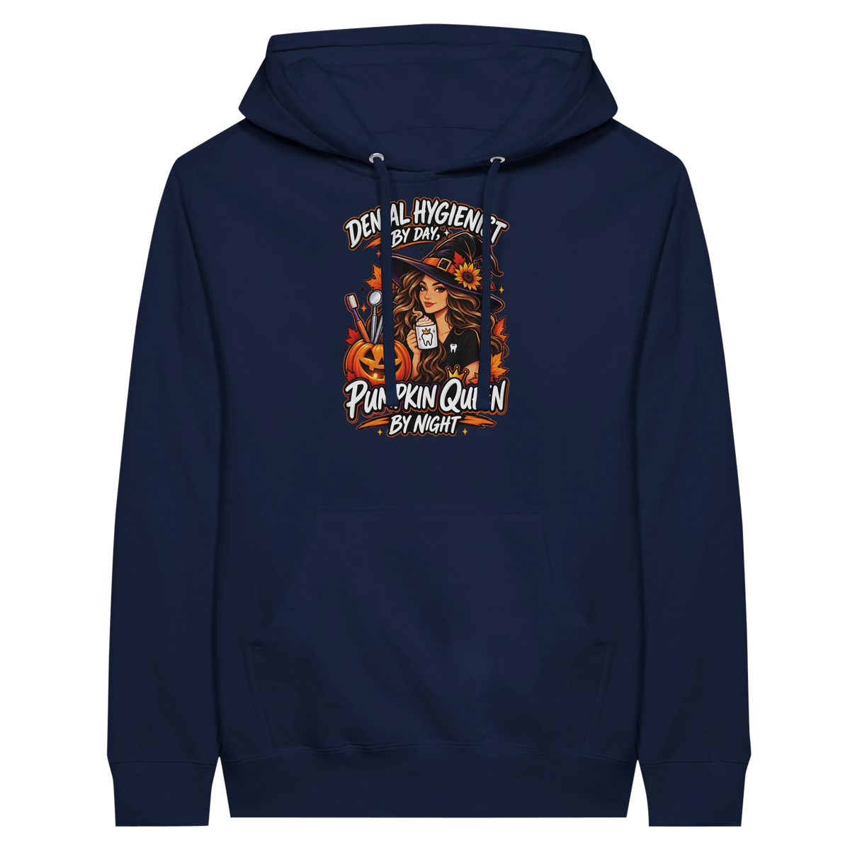 Pumpkin Queen Dental Hygienist Halloween Hoodie