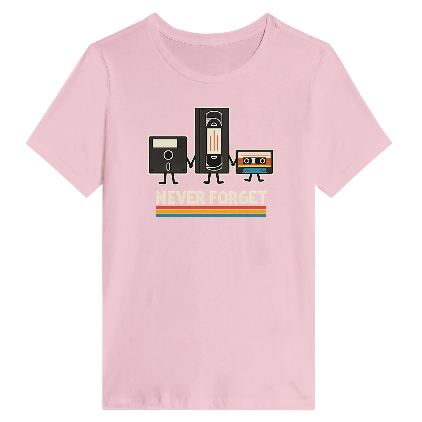 Women’s Retro Tech Squad Never Forget T-Shirt
