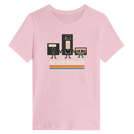 Women’s Retro Tech Squad Never Forget T-Shirt