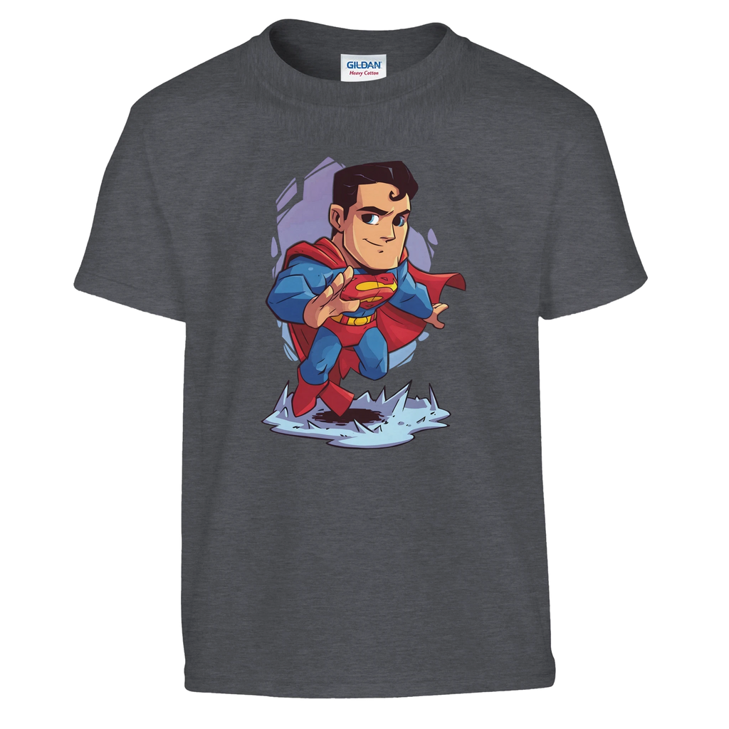 Kids Chibi Superman Inspired T-Shirt