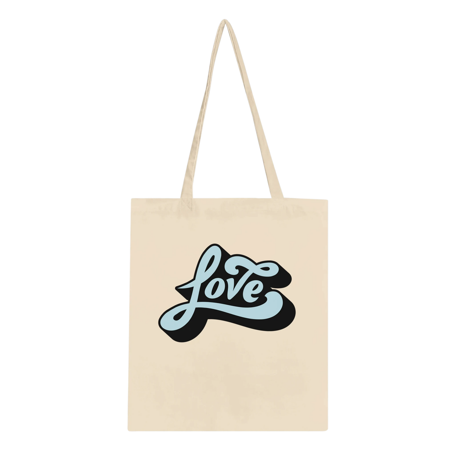 Love Script Tote Bag