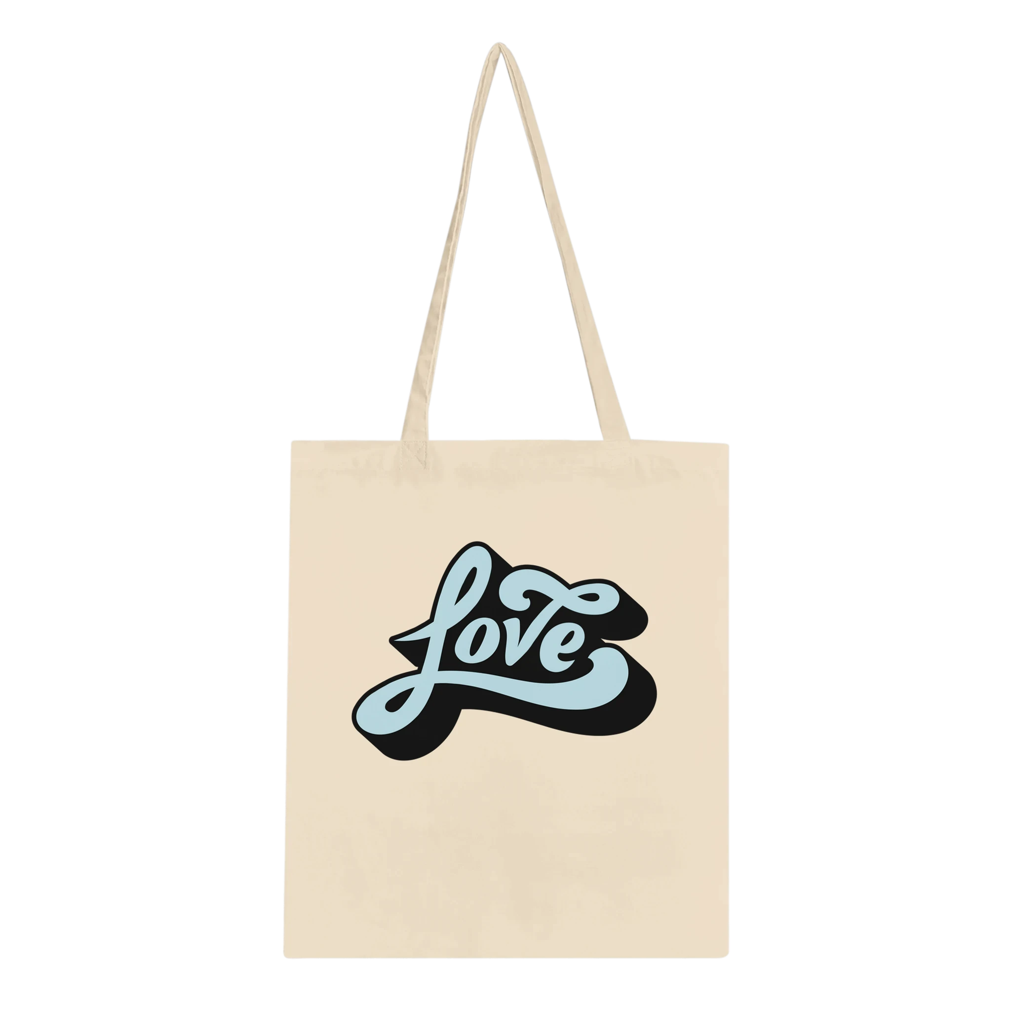 Love Script Tote Bag