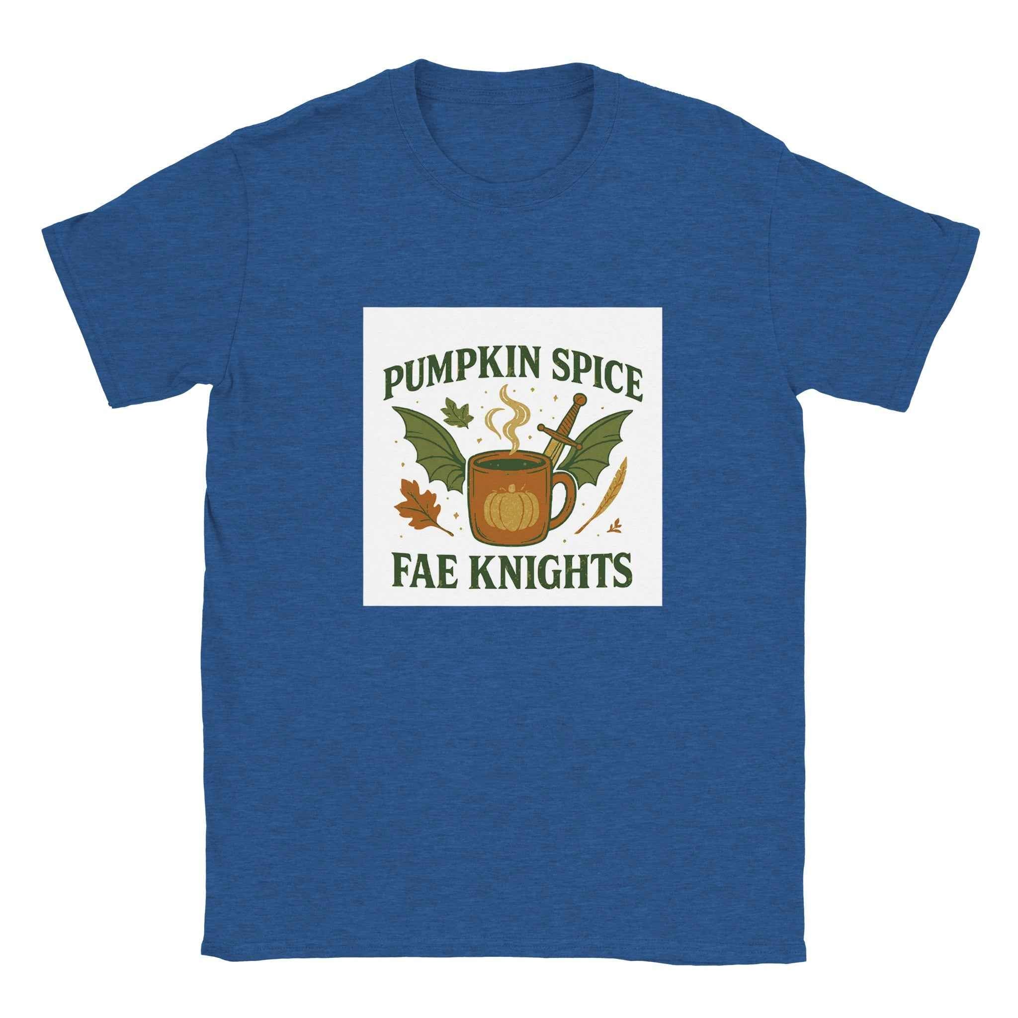 Pumpkin Spice Fae Knights T-Shirt – Fantasy Fall Bookish Tee