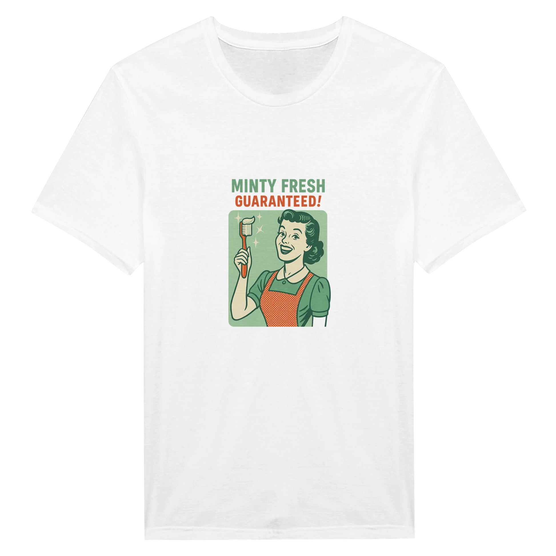 Minty Fresh Retro T-Shirt – Vintage Dental Humor Tee - F4 Custom Prints