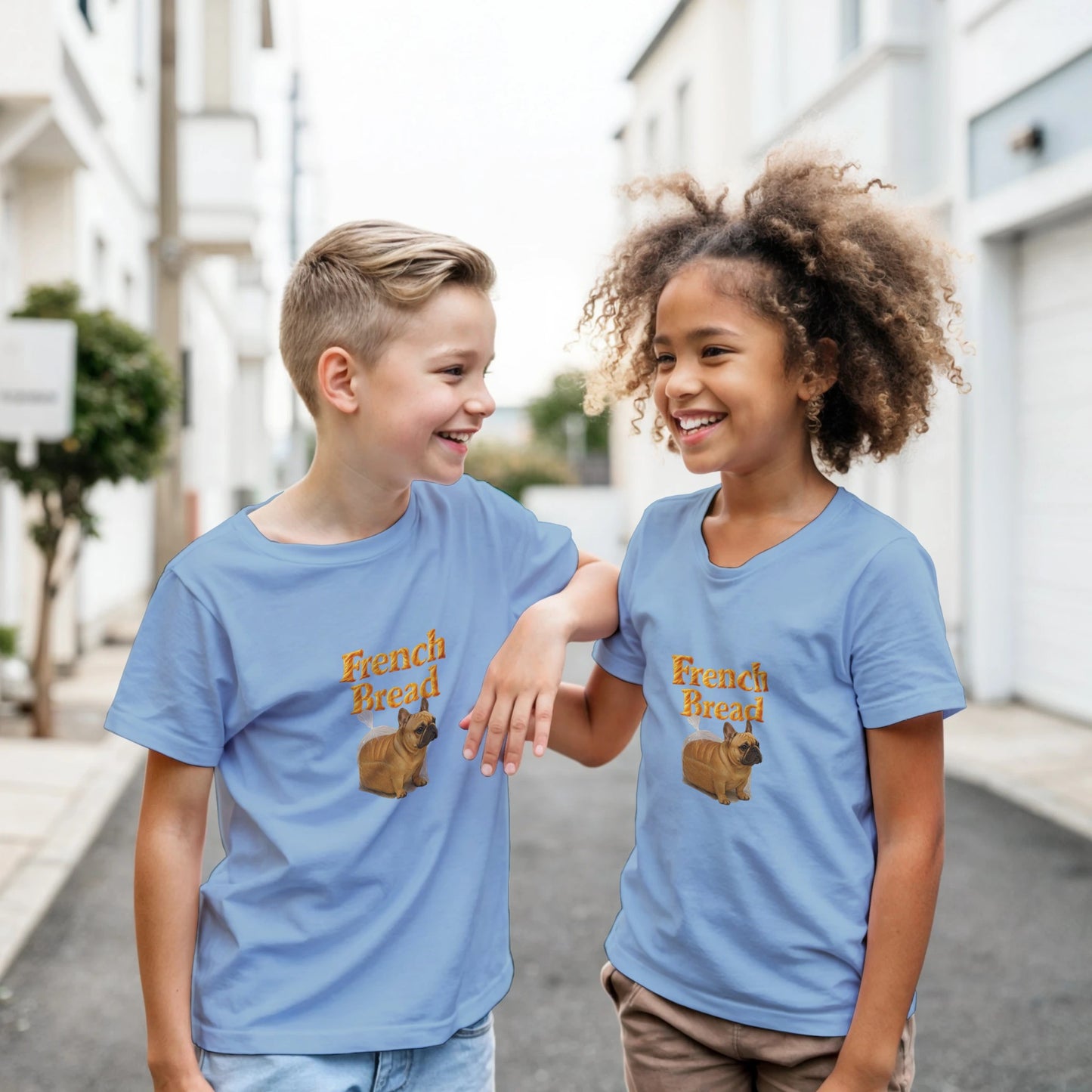 Sibling Rivalryz Brother Made Kids T-Shirt -French Bread Bulldog Shirt - F4 Custom Prints