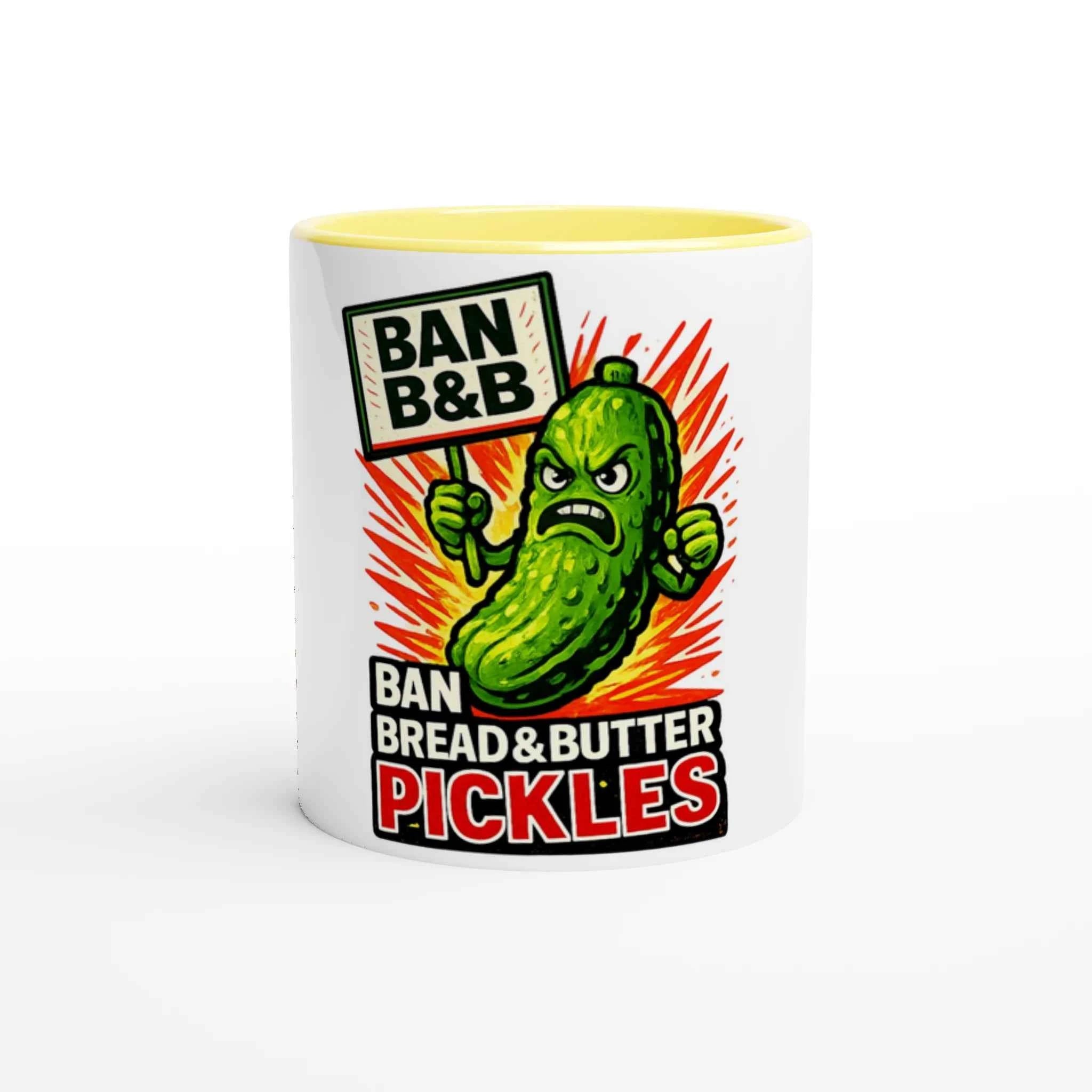 Ban B&B Pickle 11oz Coffee Mug with Color Inside