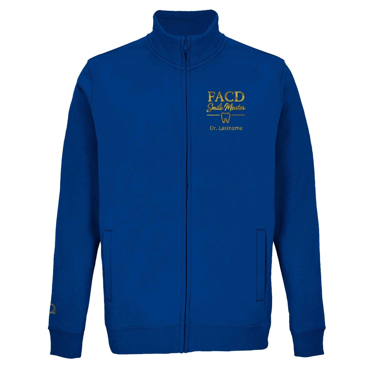 FACD Smile Master Embroidered Full Zip Sweatshirt with Custom Name