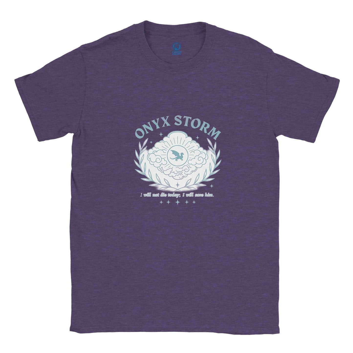 "Onyx Storm" Bookish T-Shirt – Mythical Dragon Reader Design