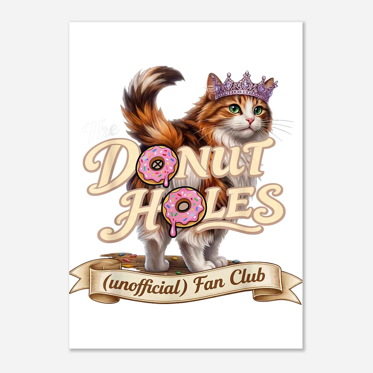 Donut Holes Fan Club Fine Art Poster