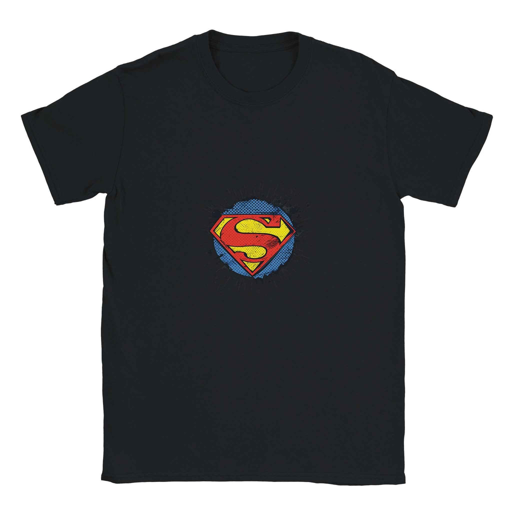 Superman Distressed Logo T-Shirt – Heroic Comic-Inspired Graphic Tee in Multiple Colors