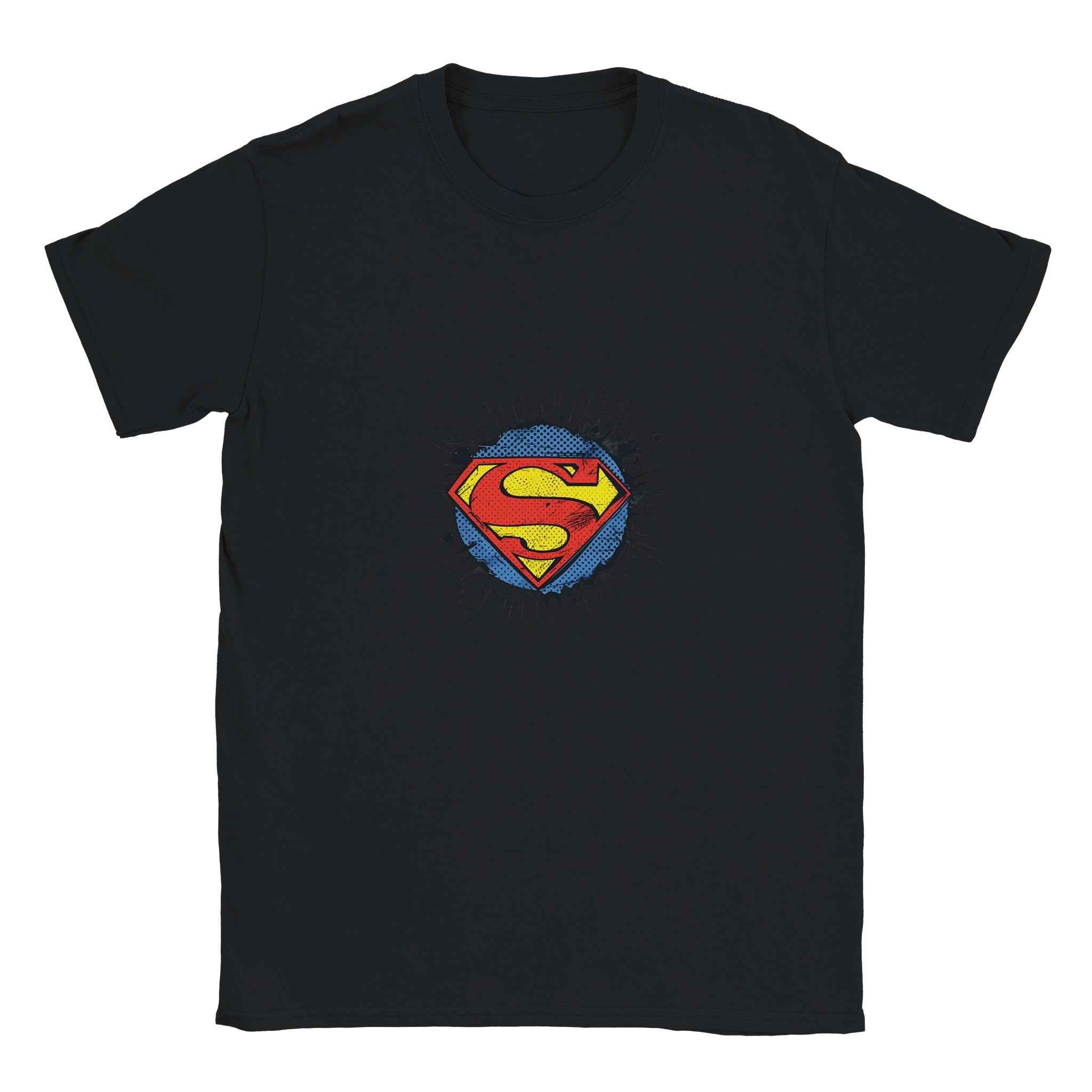 Superman Distressed Logo T-Shirt – Heroic Comic-Inspired Graphic Tee in Multiple Colors