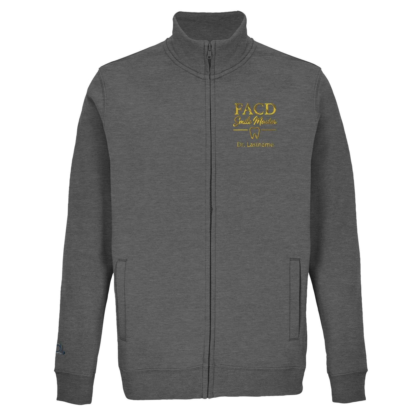 FACD Smile Master Embroidered Full Zip Sweatshirt with Custom Name