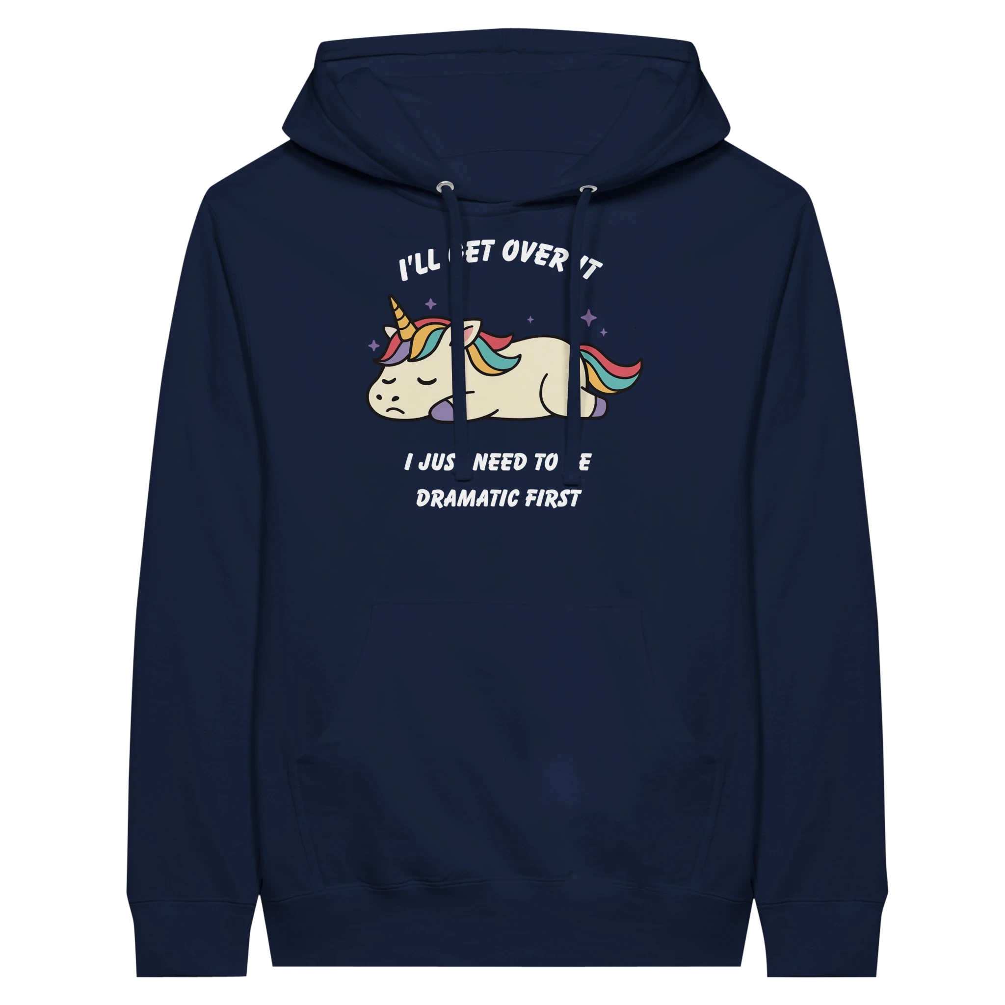 Dramatic Unicorn Hoodie