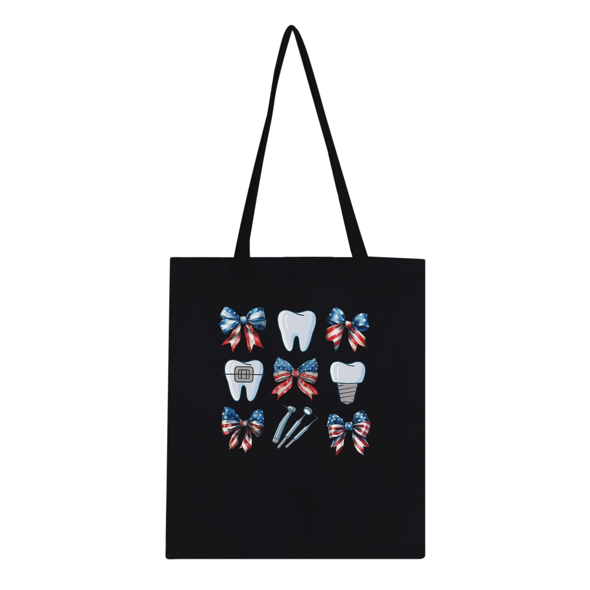 Personalized Dental 4th of July Tote Bag
