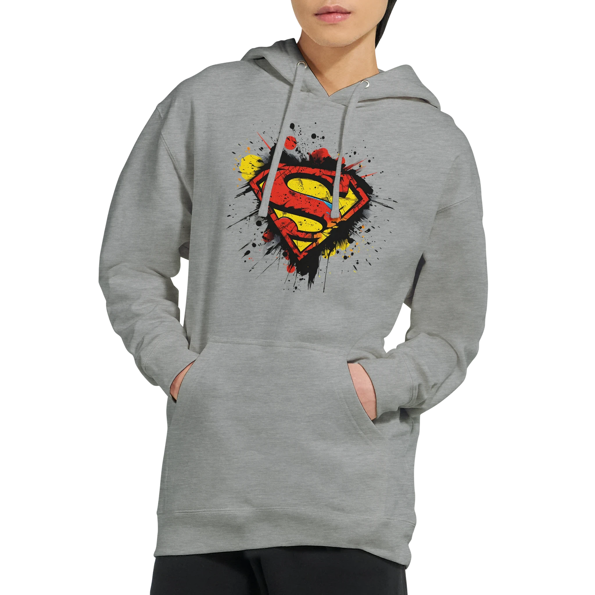 Superman Splatter Shield Hoodie
