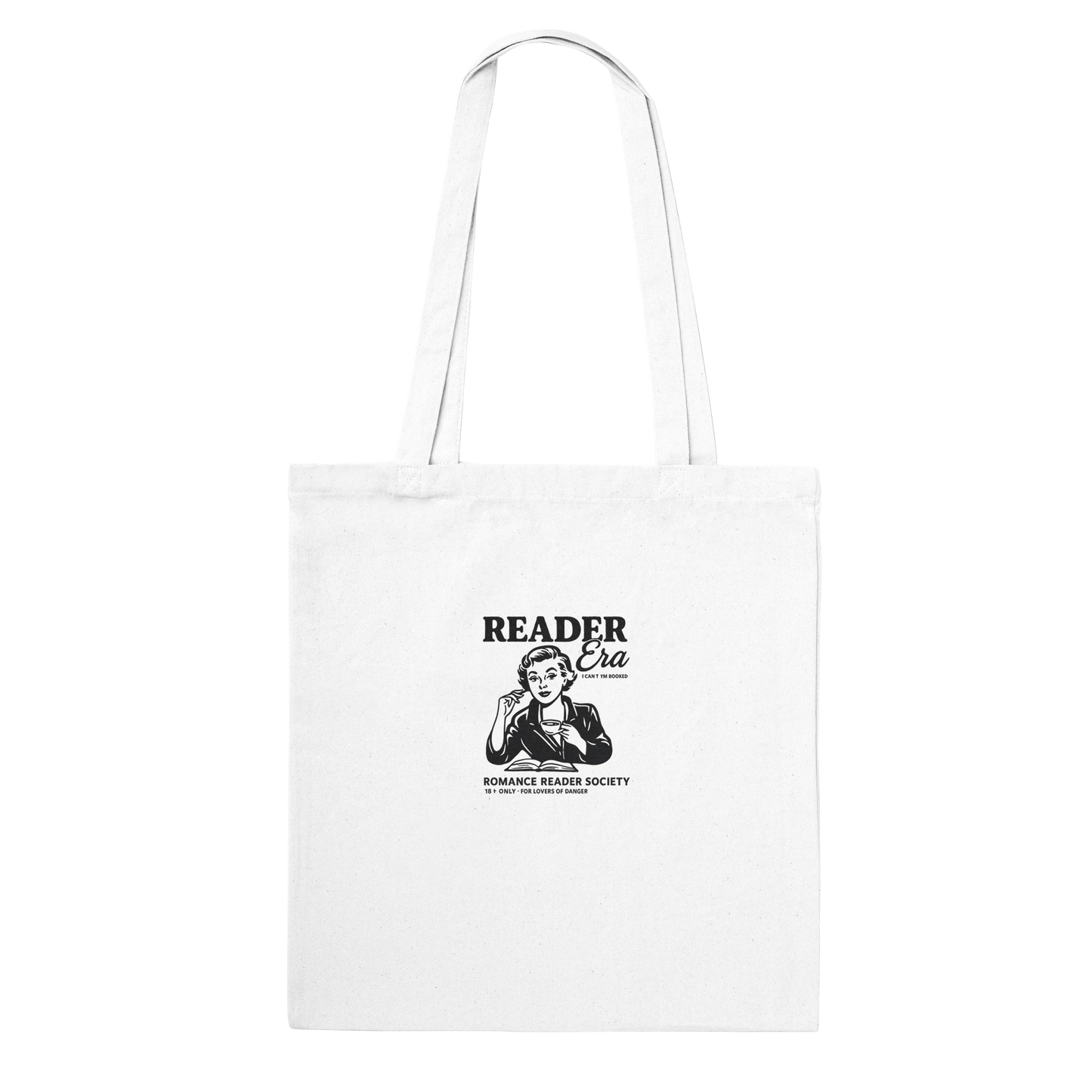 Bookish Reader Tote Bag – Romance Reader Society Canvas Tote - F4 Custom Prints