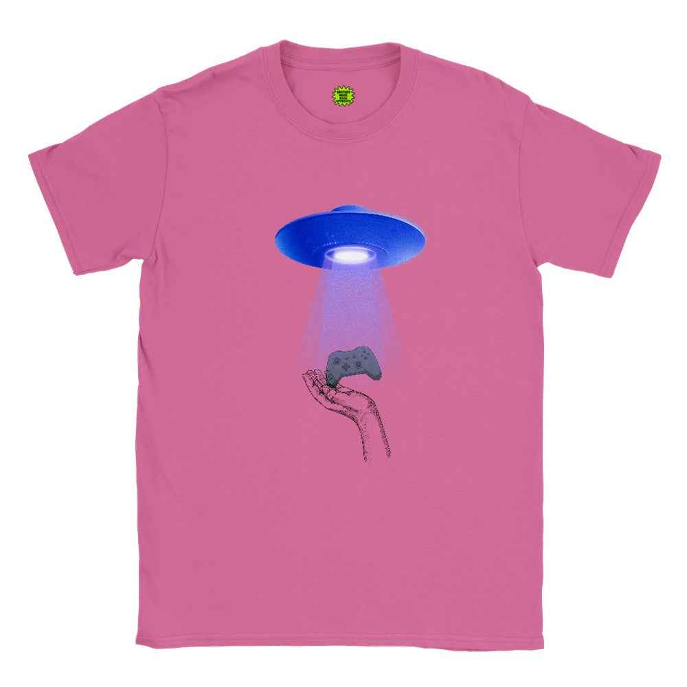UFO Gamer T-Shirt – Abducted by Gaming Tee (Sibling Rivalrze Collection) - F4 Custom Prints