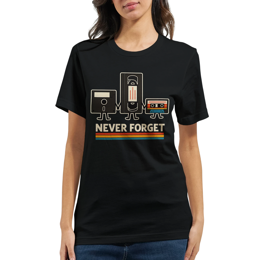 Retro Tech Squad Never Forget T-Shirt