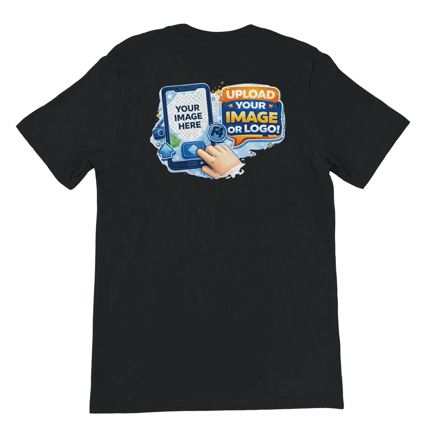 Custom Logo T-Shirt – Front & Back Print