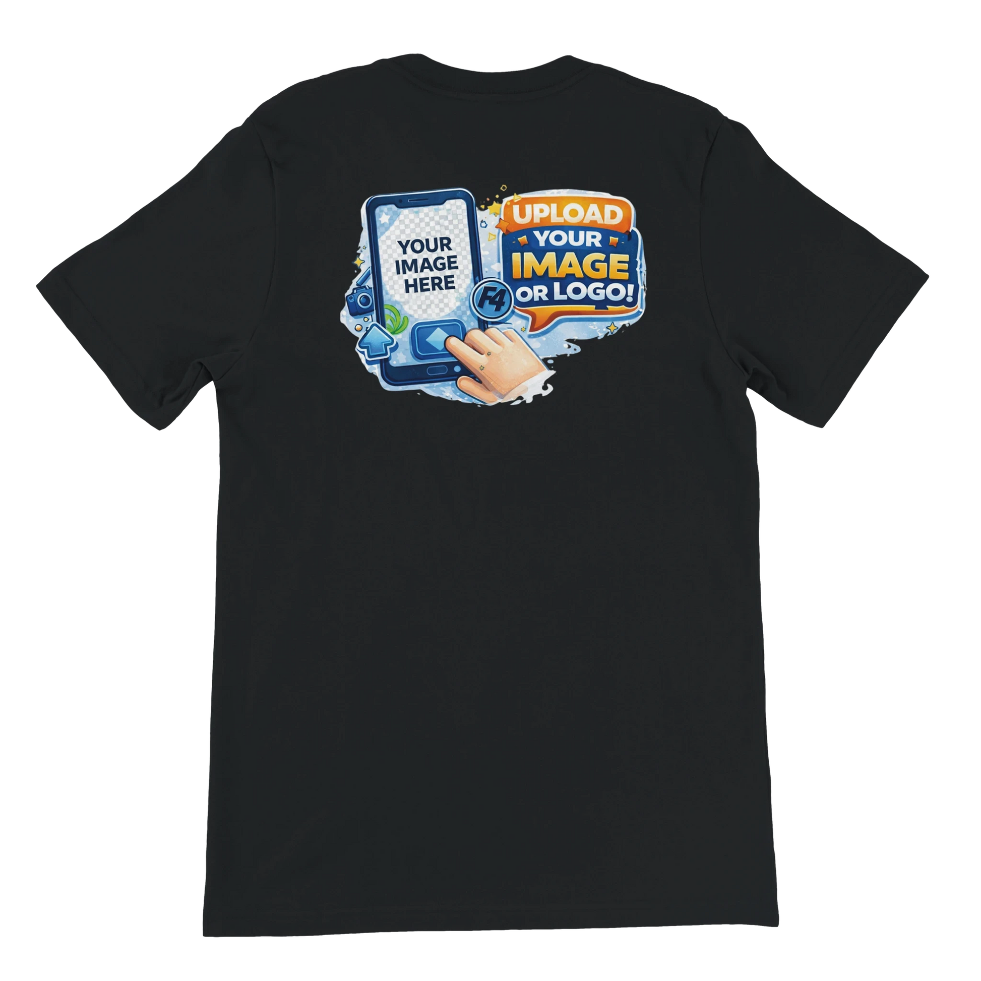 Custom Logo T-Shirt – Front & Back Print