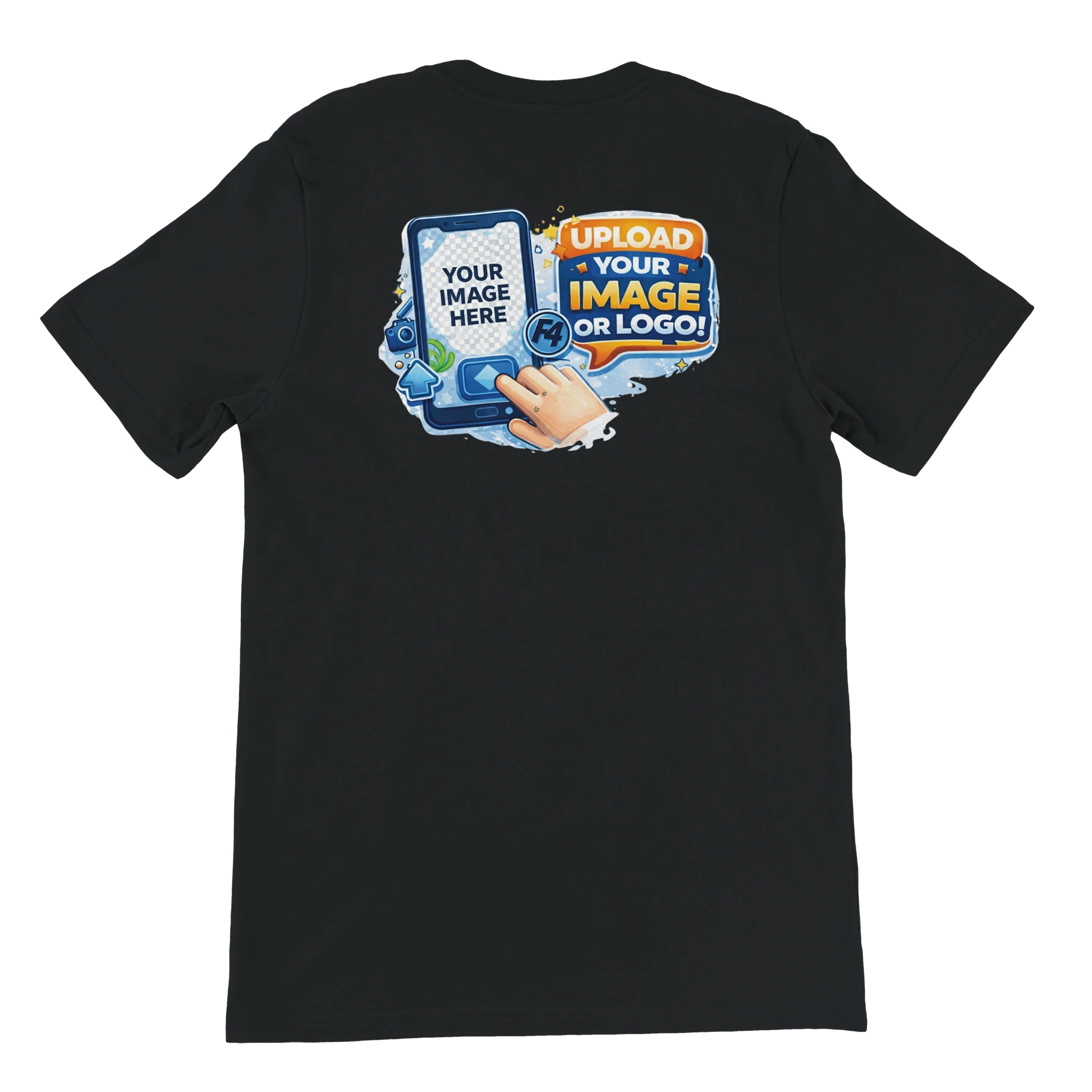 Custom Logo T-Shirt – Front & Back Print