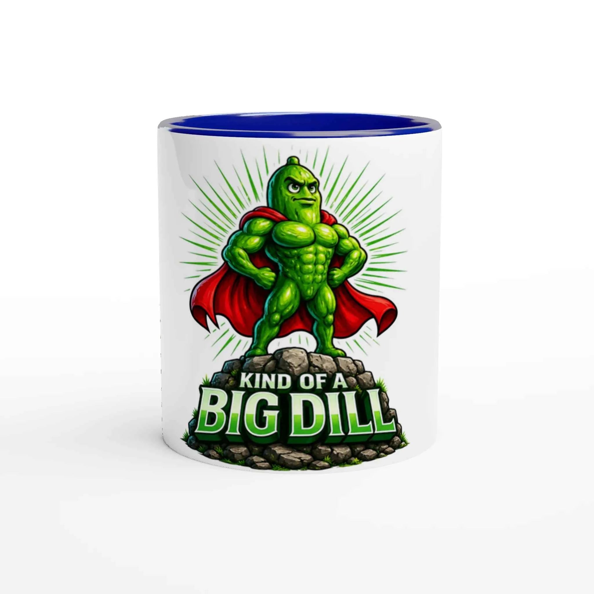 Kinda Of A Big Dill Pickle 11oz Coffee Mug with Color Inside
