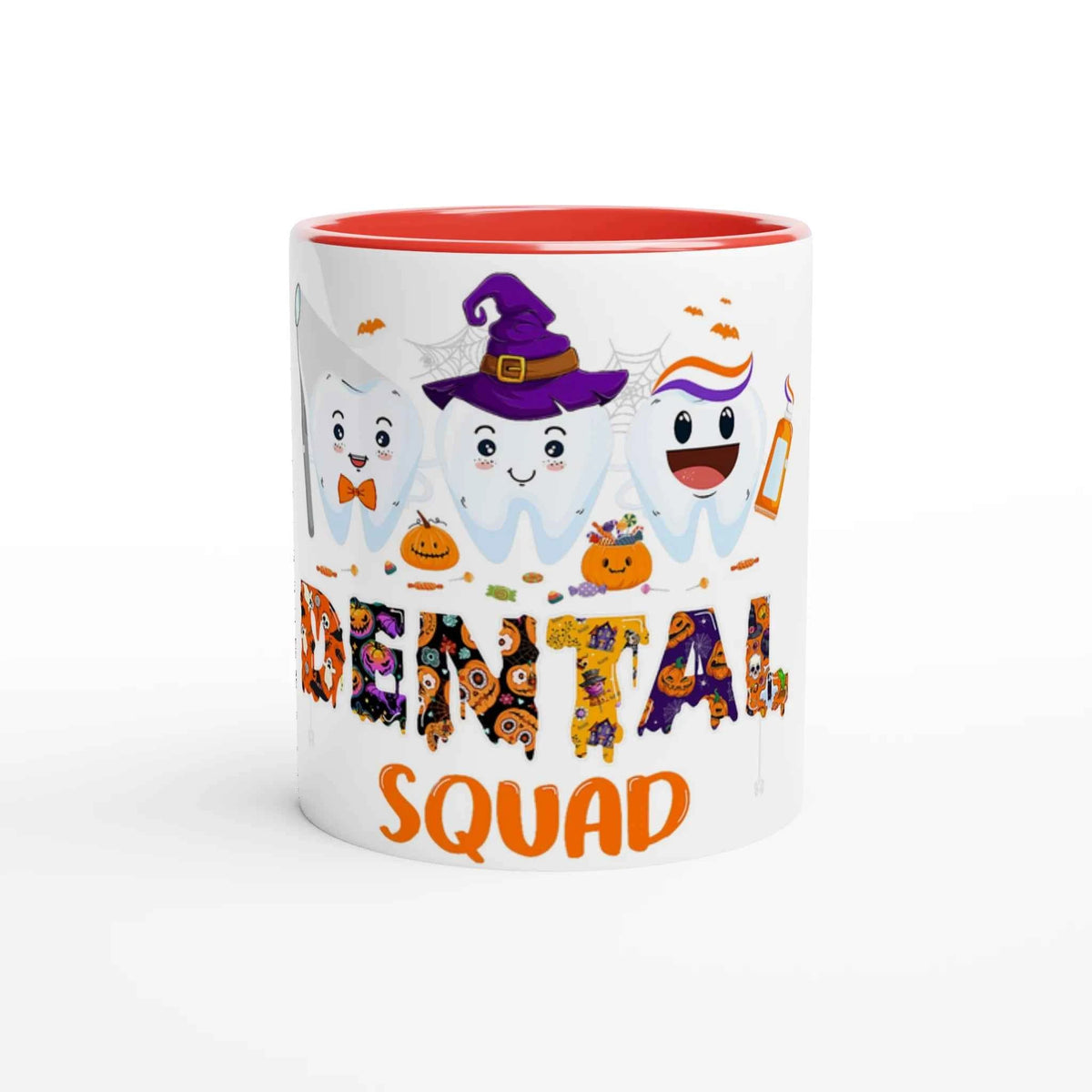 Dental Squad Halloween 11oz Coffee Mug with Color Inside