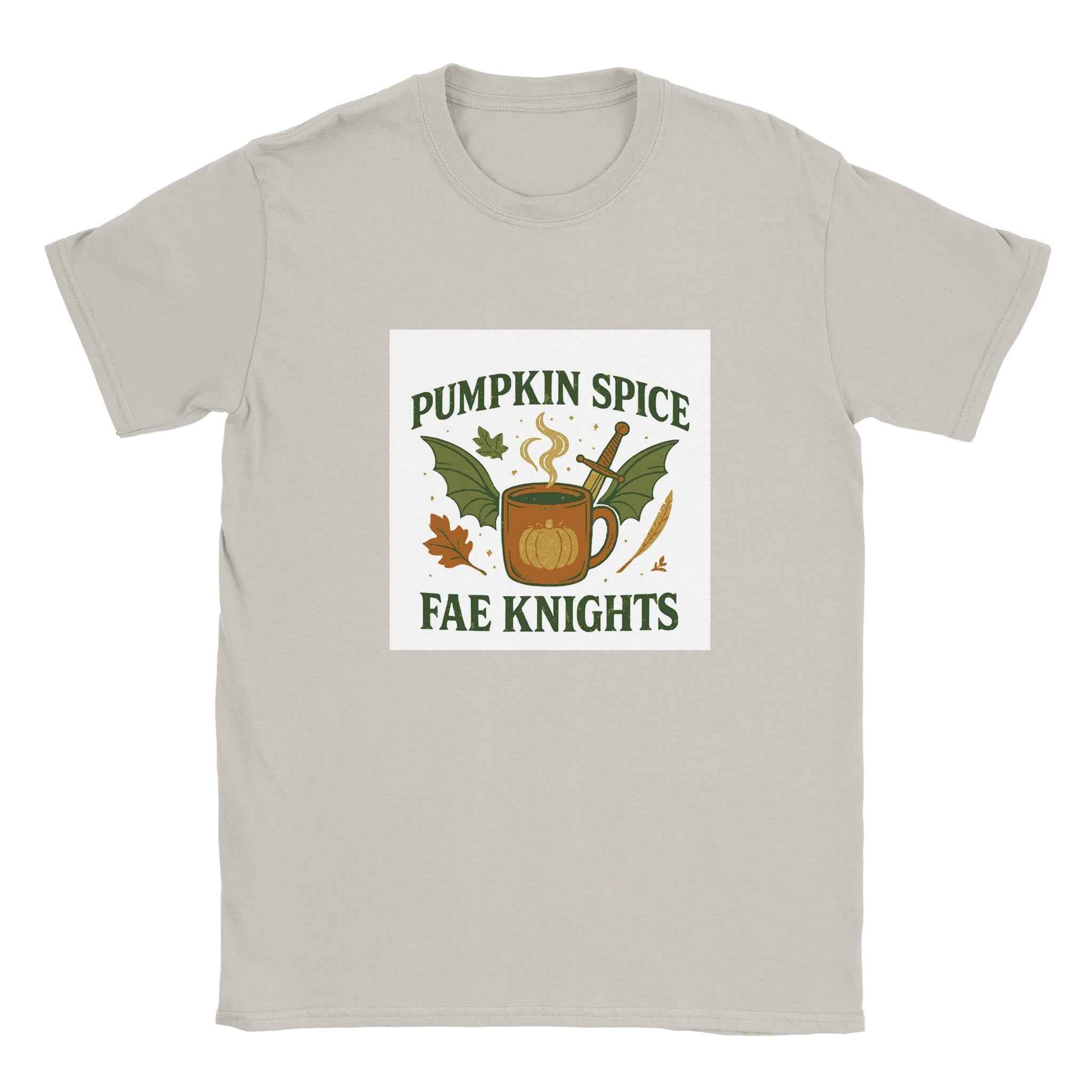 Pumpkin Spice Fae Knights T-Shirt – Fantasy Fall Bookish Tee