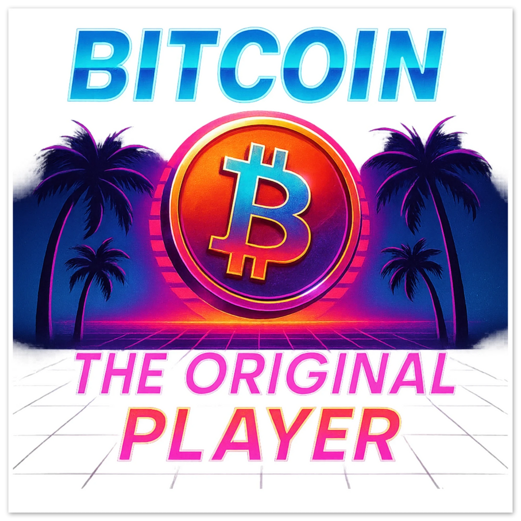 Bitcoin Original Player Fine Art Poster