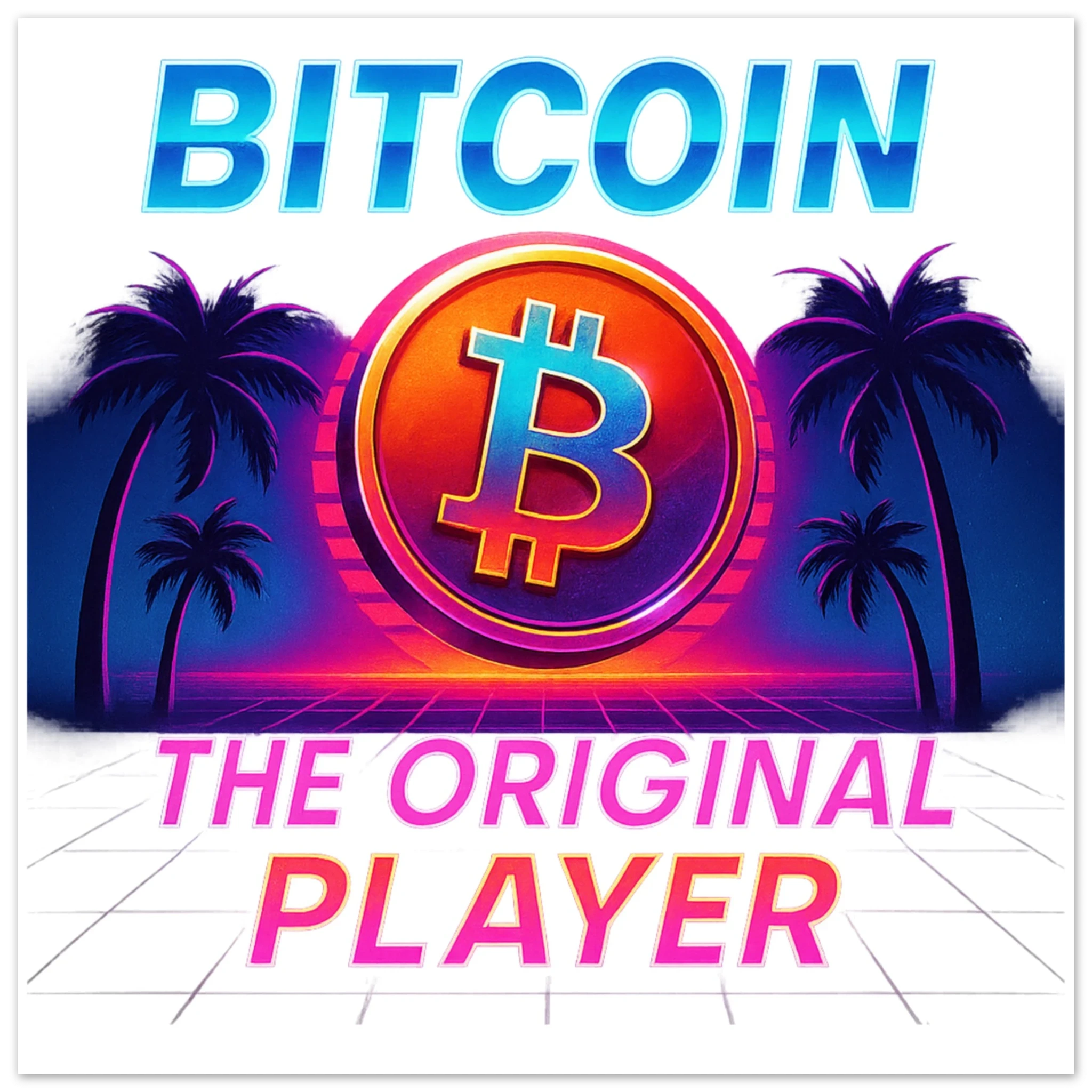 Bitcoin Original Player Fine Art Poster