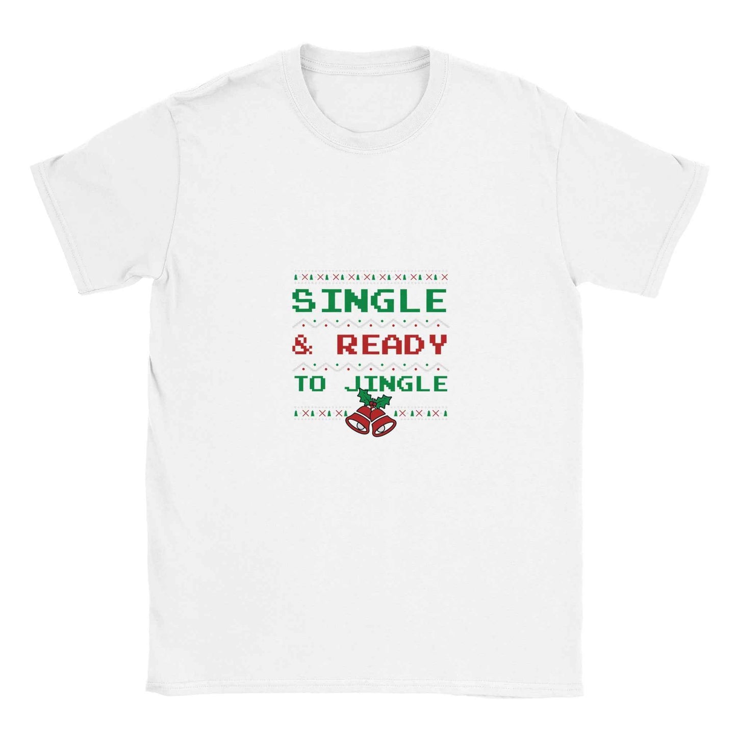 Single & Ready To Jingle Ugly Christmas Shirt – Festive Holiday Graphic Tee