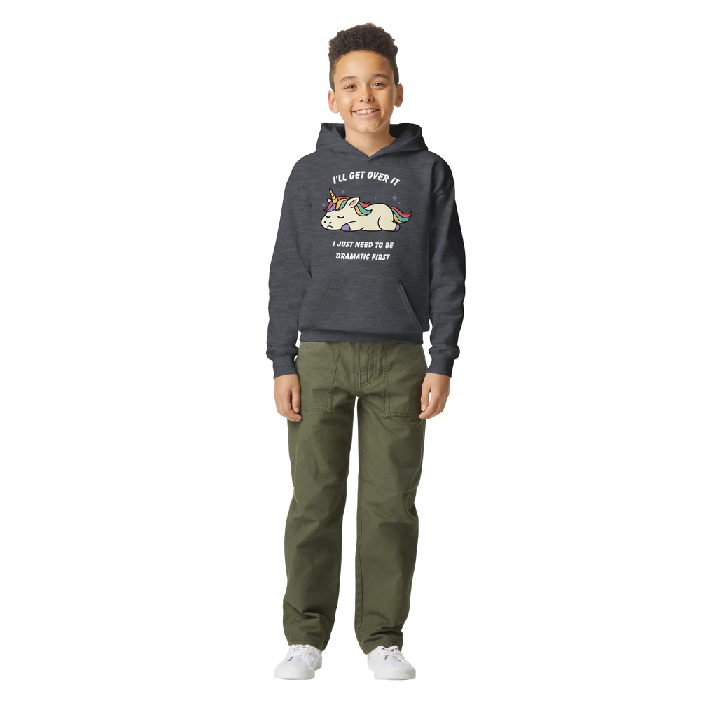 Kids Dramatic Unicorn Hoodie