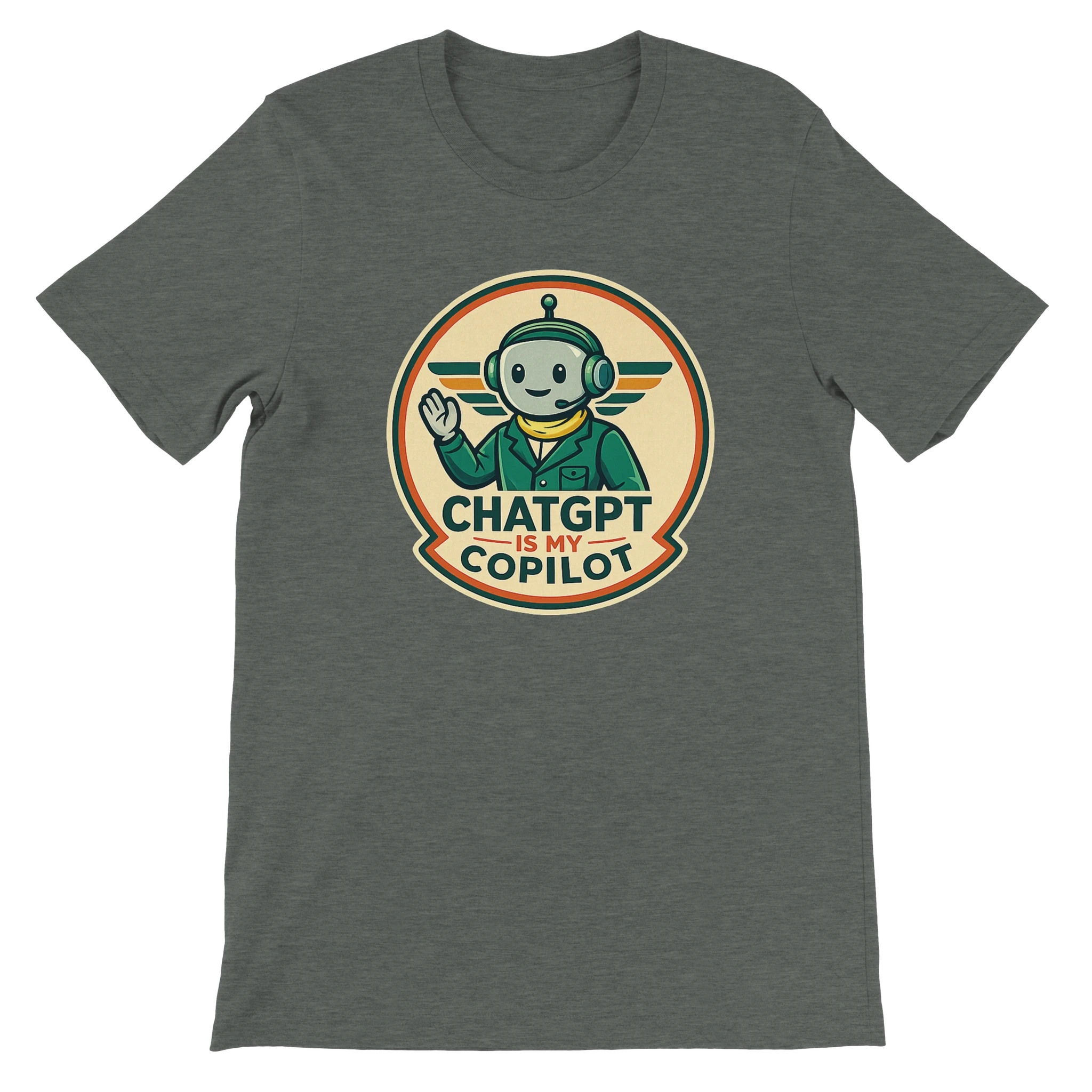 AI Co-Pilot Retro Tech T-Shirt