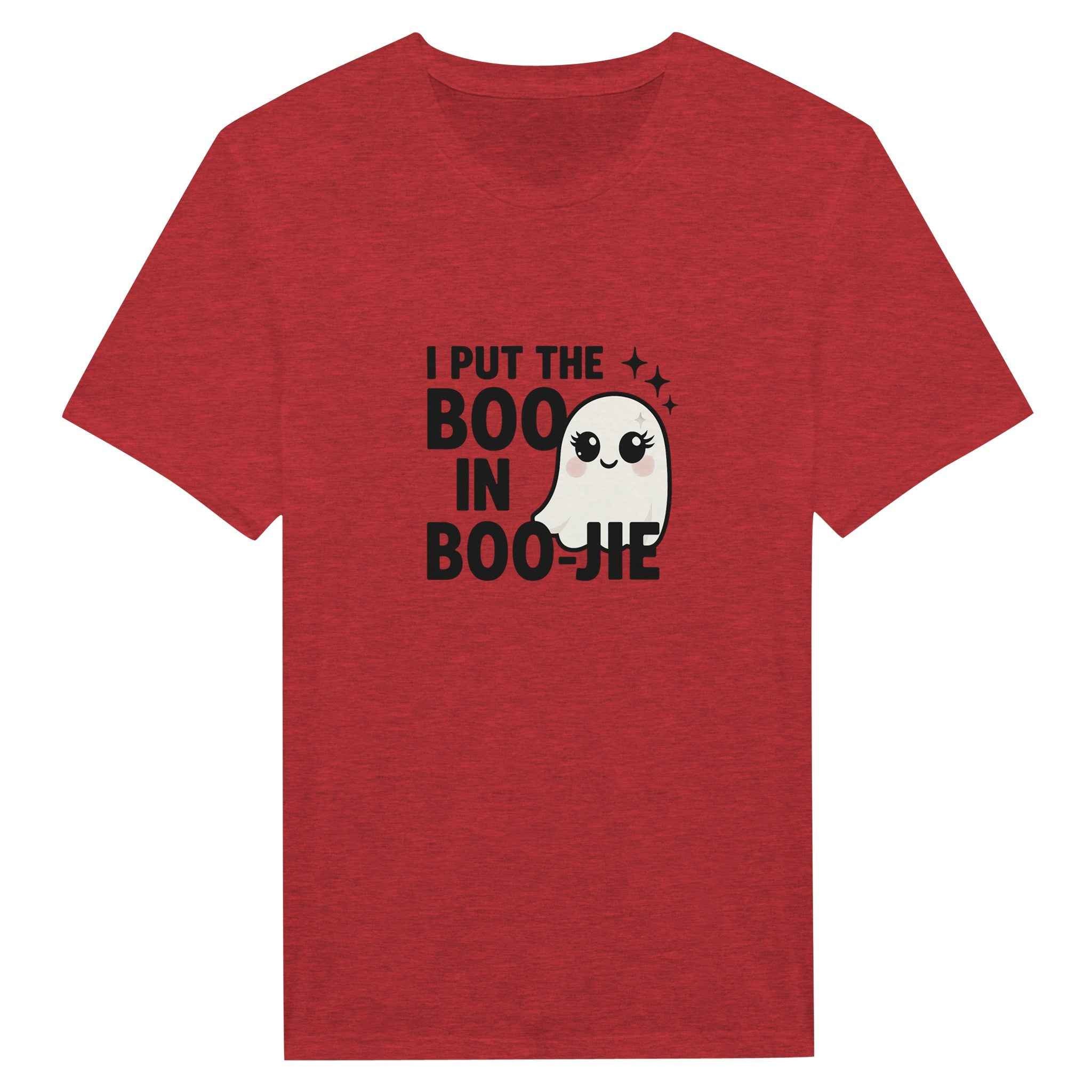 I Put the Boo in Boo-Jie T-Shirt | Cute Ghost Halloween | Spooky Season Style