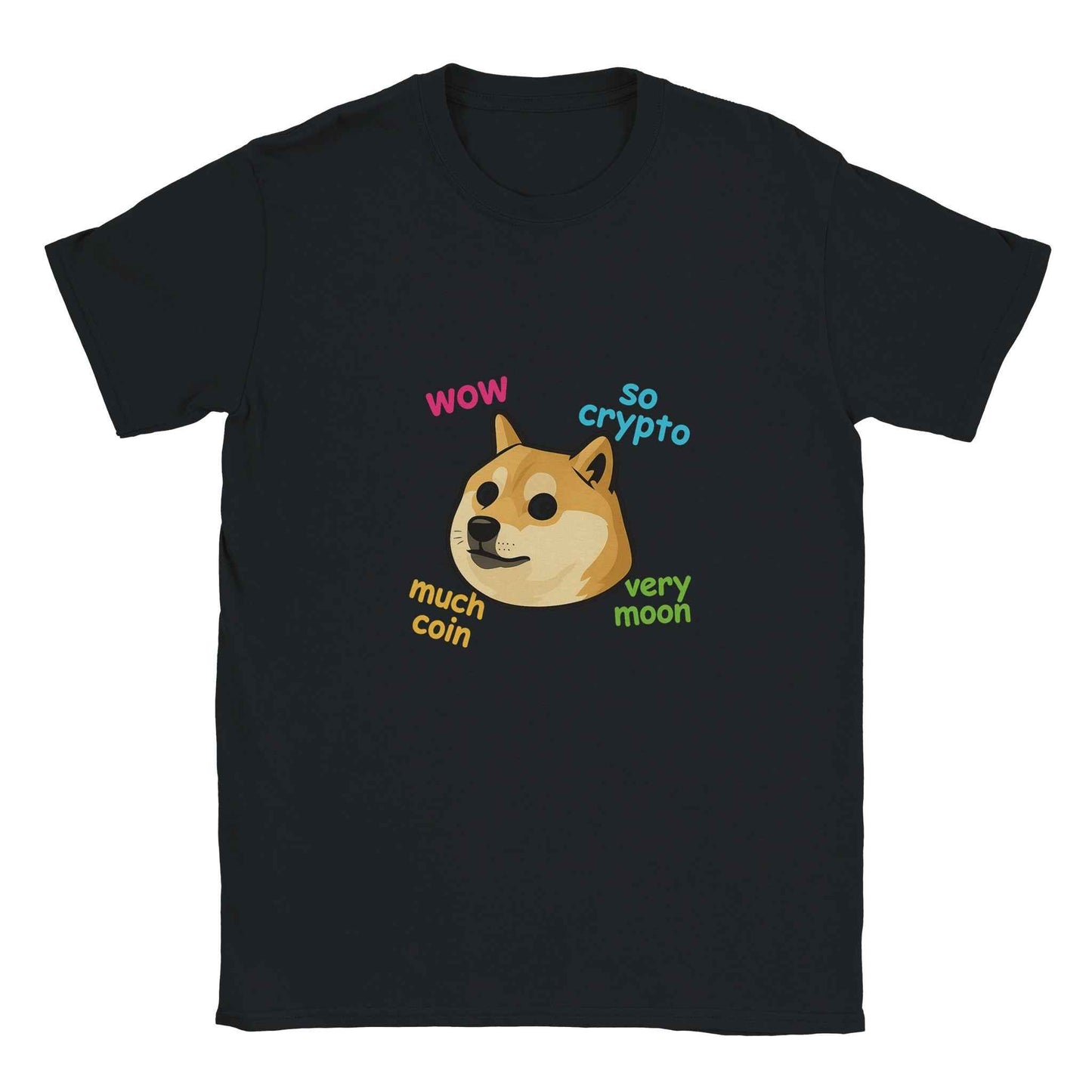 Doge Meme T-Shirt – So Crypto, Much Style, Very Moon! Choose Your Color & Size.
