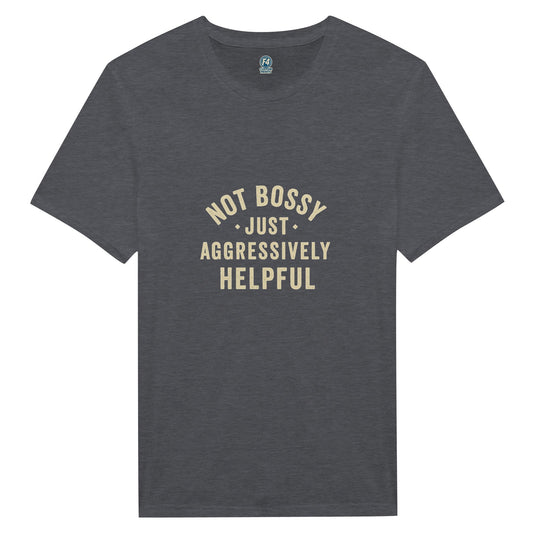 Aggressively Helpful T-Shirt -Sarcastic Humor Tee - F4 Custom Prints