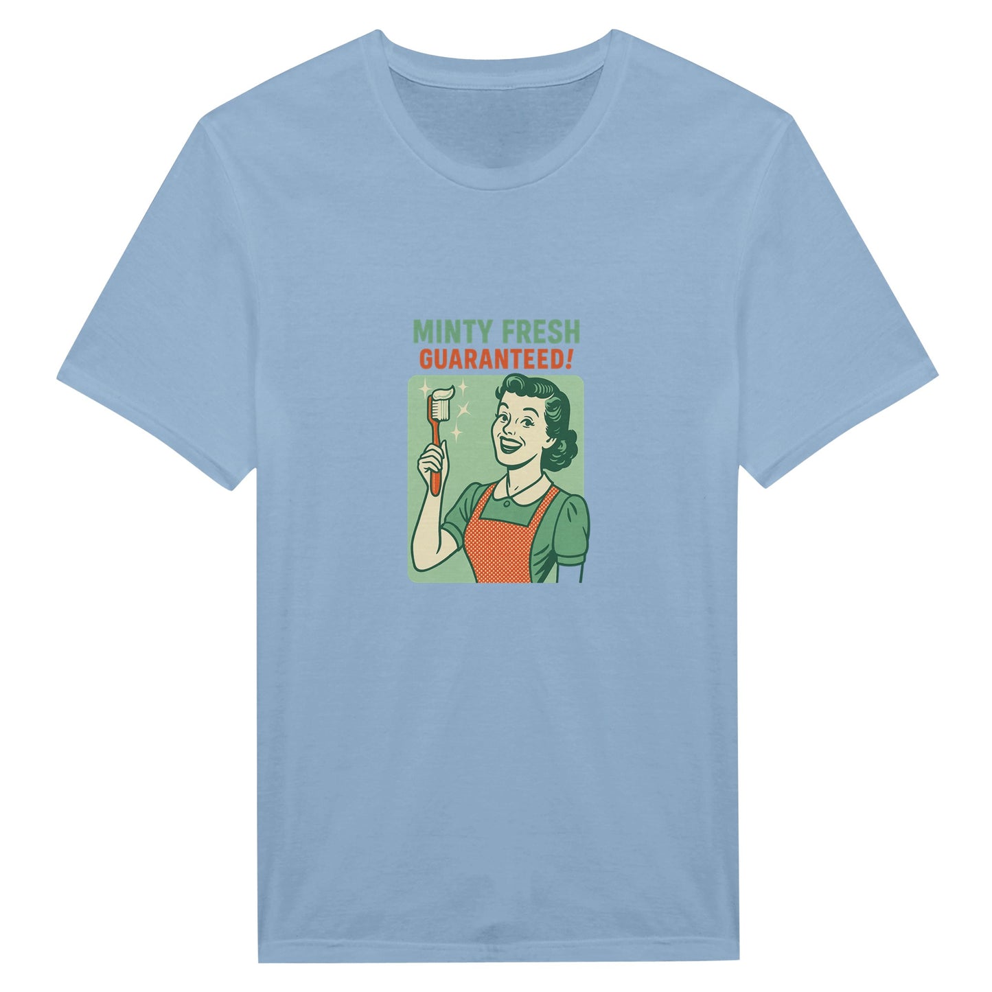 Minty Fresh Retro T-Shirt – Vintage Dental Humor Tee - F4 Custom Prints