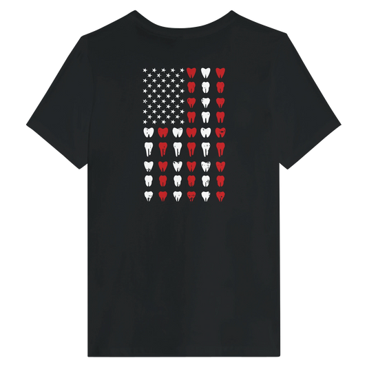 Women’s Dental Tooth Flag Personalized T-Shirt
