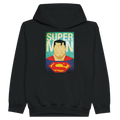 Kids Retro Superman Inspired Hoodie