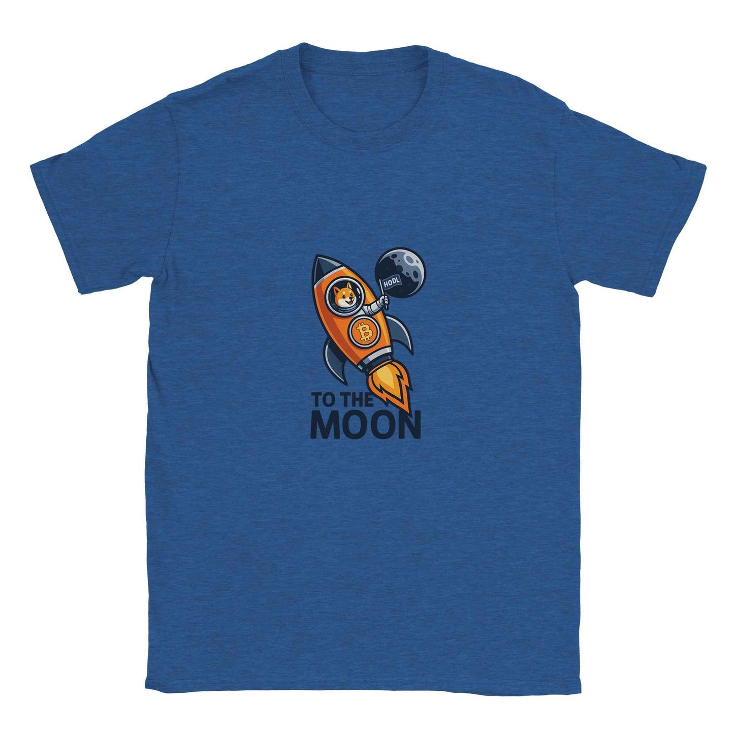 Dogecoin T-Shirt – To The Moon Rocket Crypto Tee