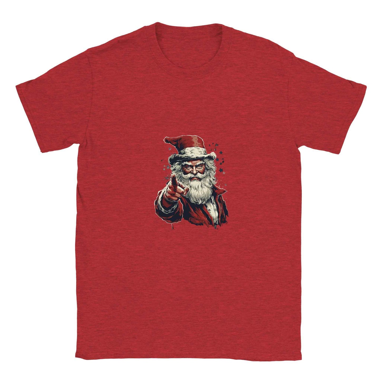 Badass Santa Claus T-Shirt – Festive Holiday Graphic Tee with an Edge