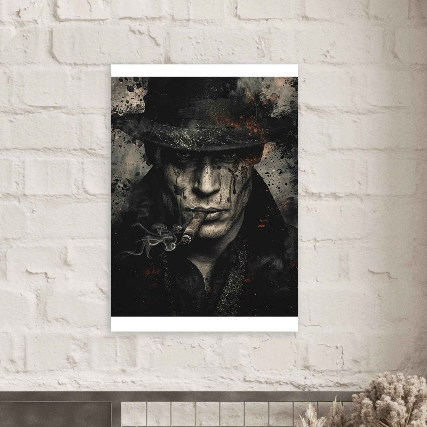 "Noir Enigma" Poster – Gritty, Cinematic Wall Art for Modern Spaces (Multiple Sizes Available)